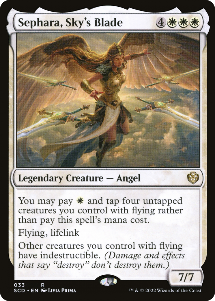 Sephara, Sky's Blade [Starter Commander Decks] | Boutique FDB TCG