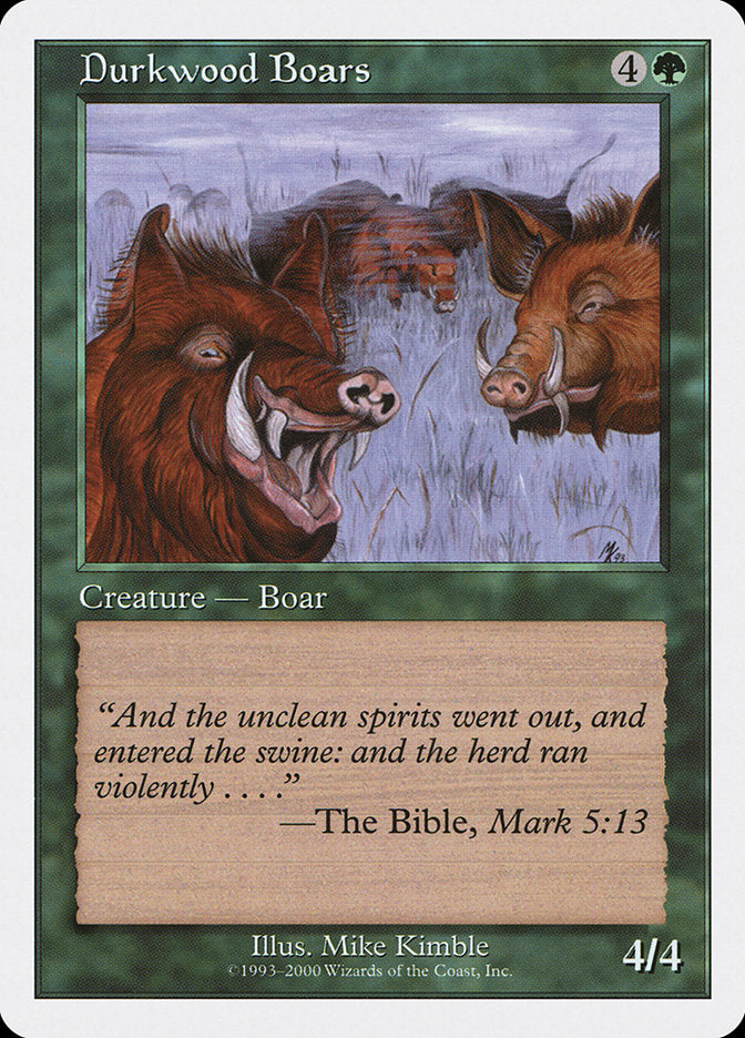 Durkwood Boars [Starter 2000] | Boutique FDB TCG