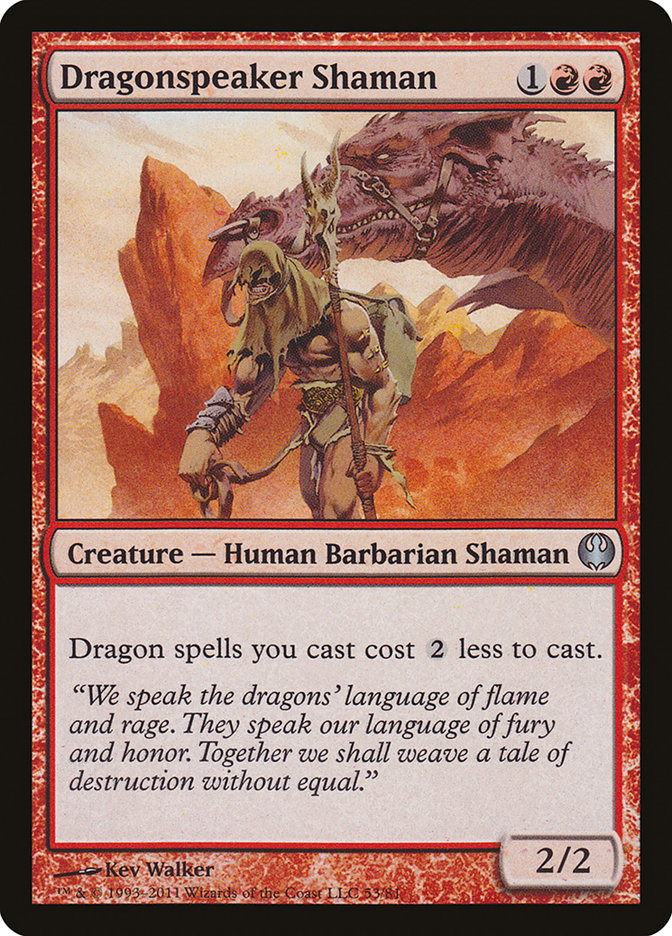 Dragonspeaker Shaman [Duel Decks: Knights vs. Dragons] | Boutique FDB TCG