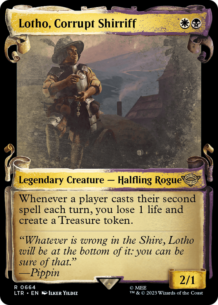 Lotho, Corrupt Shirriff [The Lord of the Rings: Tales of Middle-Earth Showcase Scrolls] | Boutique FDB TCG