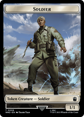 Soldier // Treasure (0030) Double-Sided Token [Doctor Who Tokens] | Boutique FDB TCG