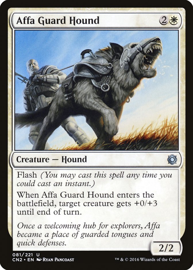 Affa Guard Hound [Conspiracy: Take the Crown] | Boutique FDB TCG