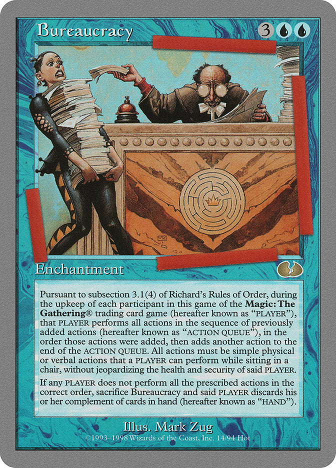 Bureaucracy [Unglued] | Boutique FDB TCG