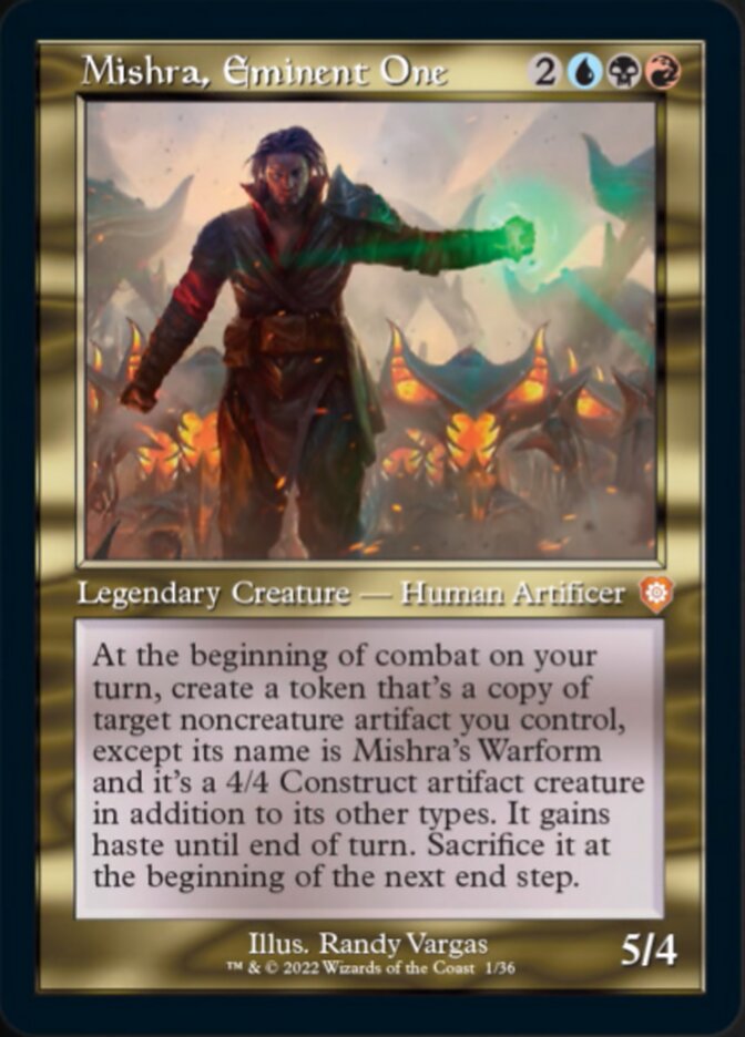 Mishra, Eminent One (001) (Retro) [The Brothers' War Commander] | Boutique FDB TCG