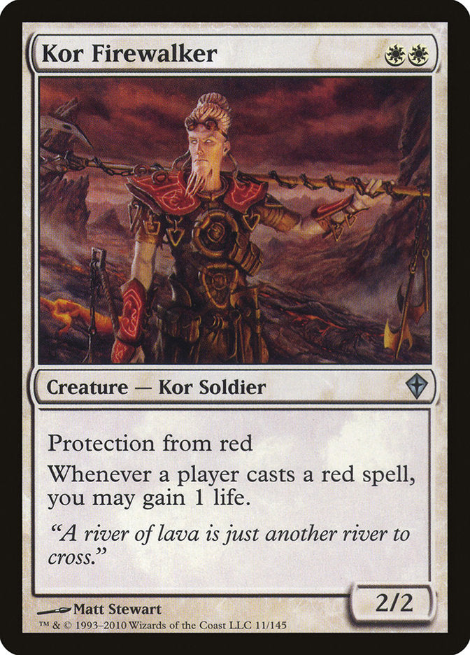 Kor Firewalker [Worldwake] | Boutique FDB TCG