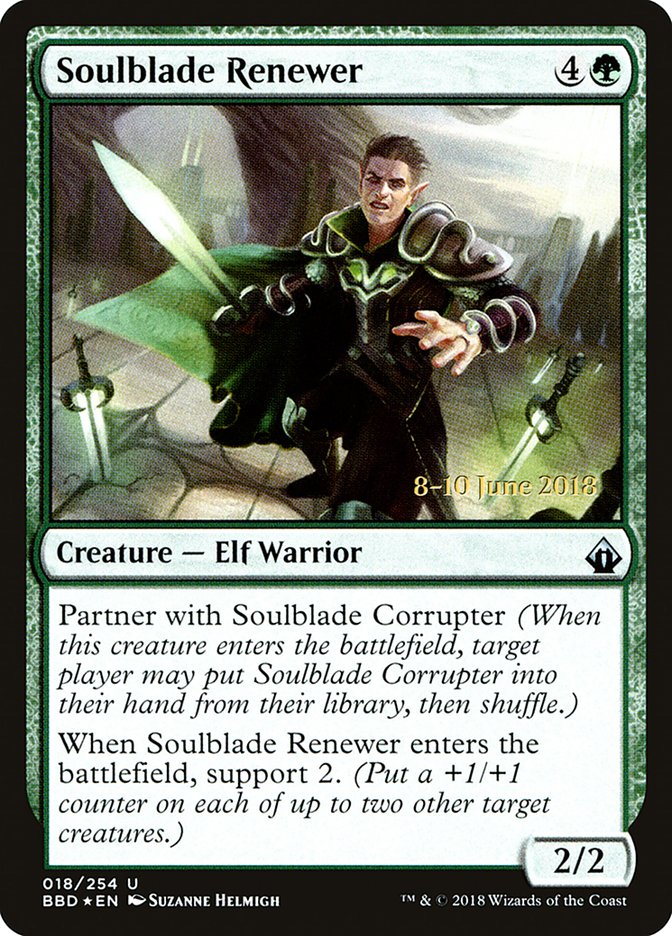 Soulblade Renewer [Battlebond Prerelease Promos] | Boutique FDB TCG