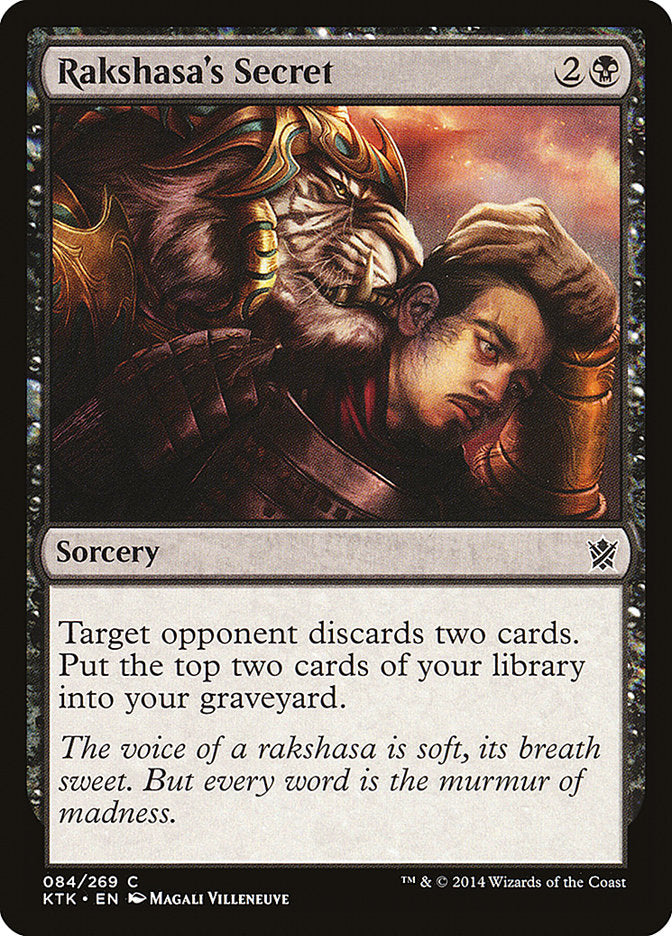 Rakshasa's Secret [Khans of Tarkir] | Boutique FDB TCG