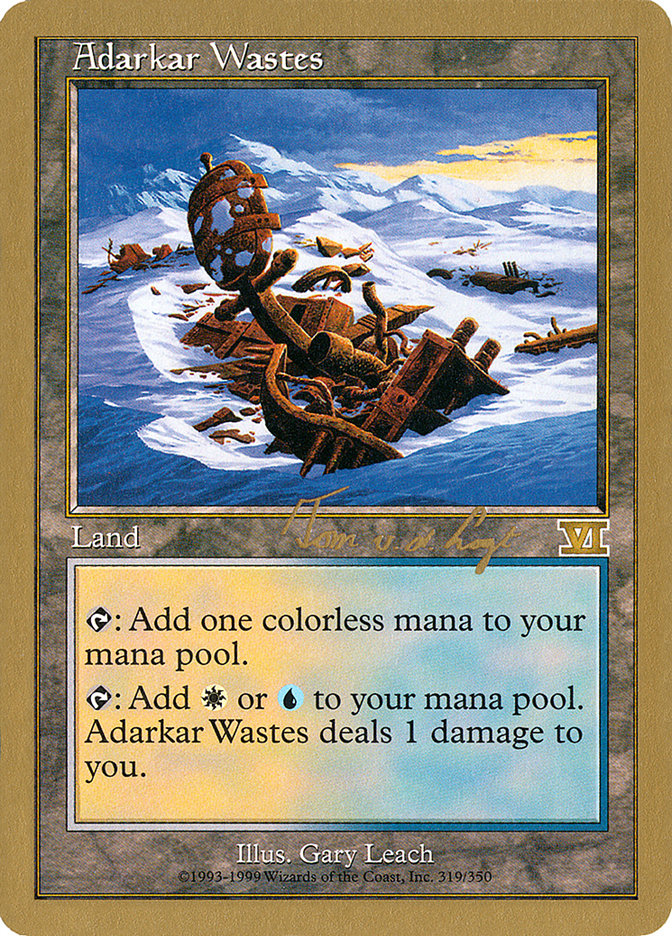 Adarkar Wastes (Tom van de Logt) [World Championship Decks 2000] | Boutique FDB TCG