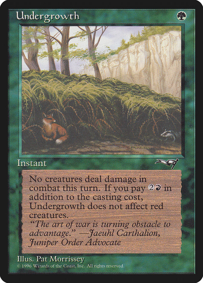 Undergrowth (Fox Art) [Alliances] | Boutique FDB TCG