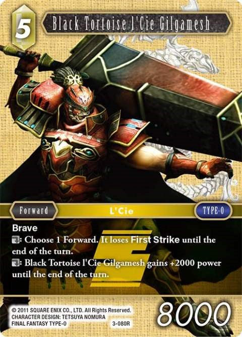 Black Tortoise l'Cie Gilgamesh [Opus III] | Boutique FDB TCG