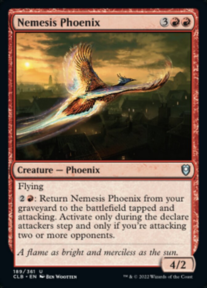 Nemesis Phoenix [Commander Legends: Battle for Baldur's Gate] | Boutique FDB TCG