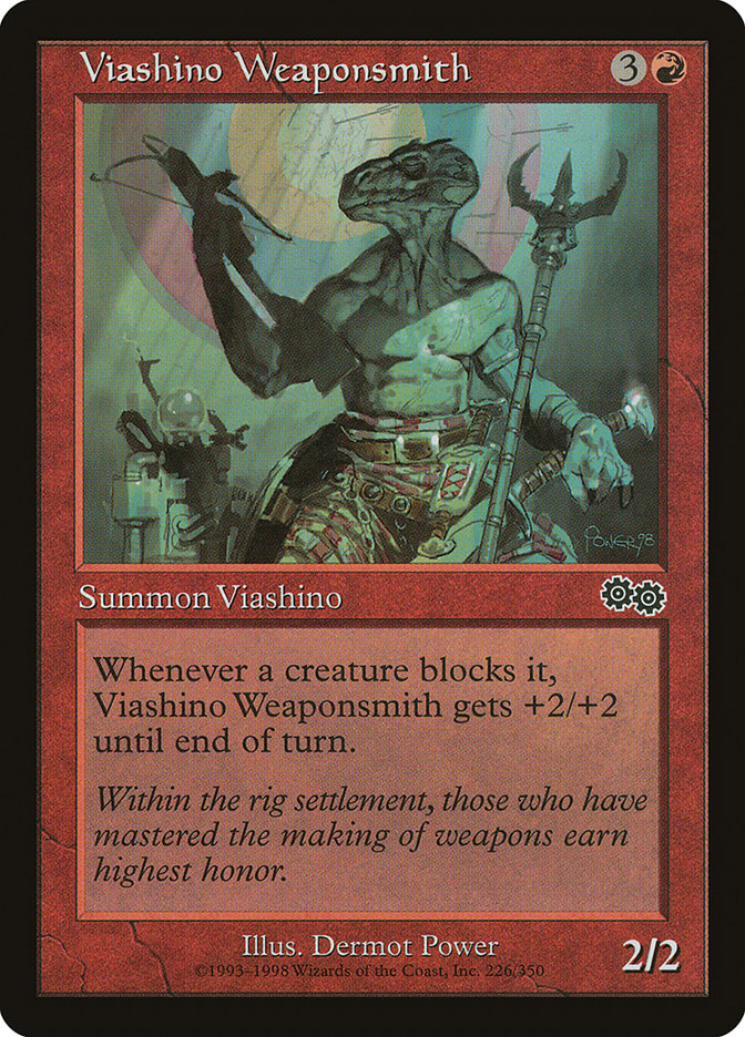 Viashino Weaponsmith [Urza's Saga] | Boutique FDB TCG