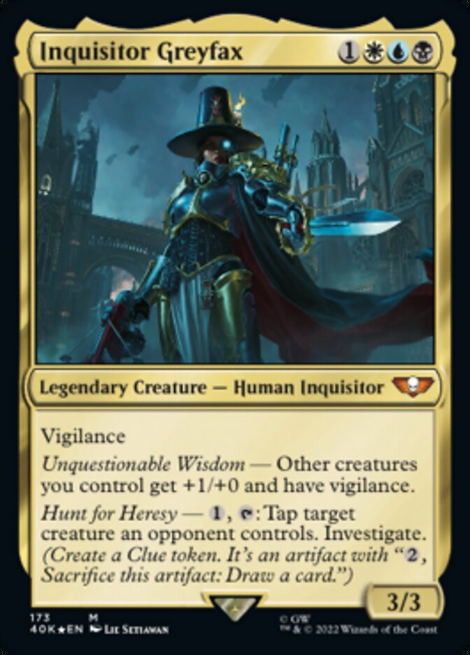 Inquisitor Greyfax (173) [Warhammer 40,000] | Boutique FDB TCG