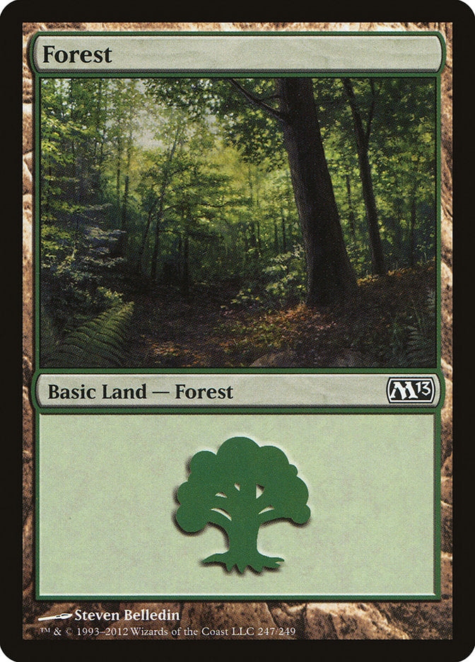 Forest (247) [Magic 2013] | Boutique FDB TCG