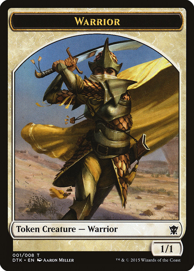 Warrior Token [Dragons of Tarkir Tokens] | Boutique FDB TCG