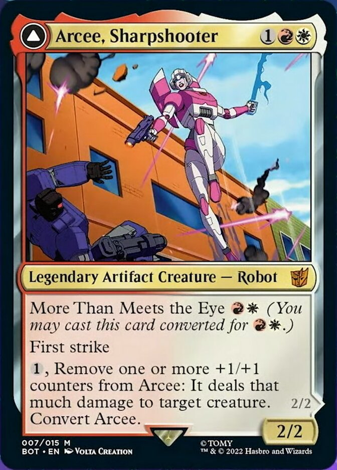 Arcee, Sharpshooter // Arcee, Acrobatic Coupe [Transformers] | Boutique FDB TCG