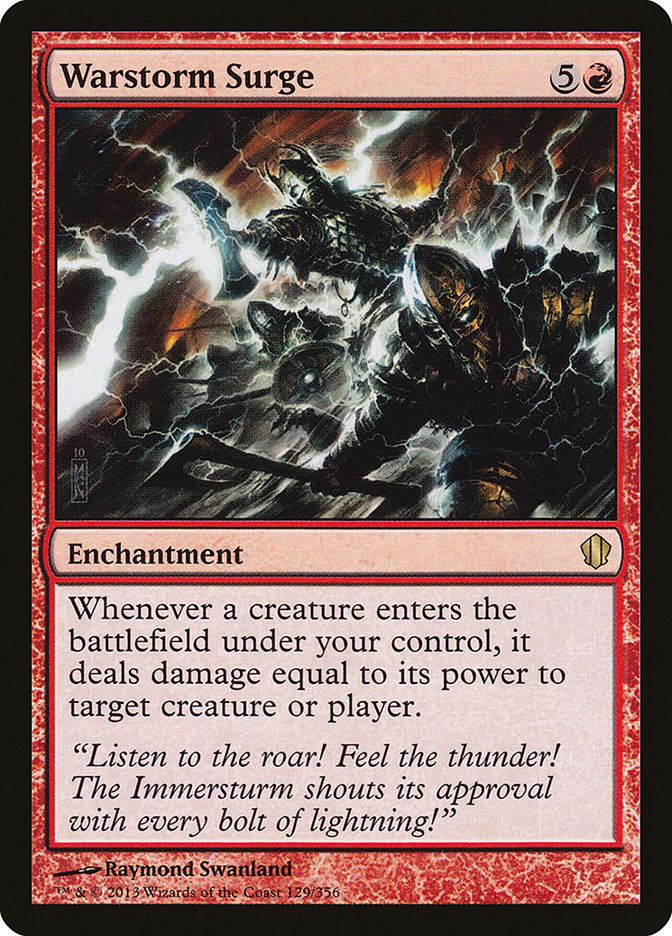 Warstorm Surge [Commander 2013] | Boutique FDB TCG