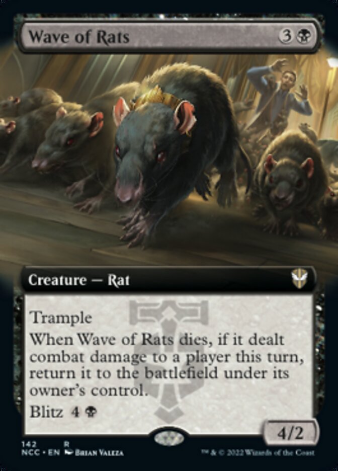 Wave of Rats (Extended Art) [Streets of New Capenna Commander] | Boutique FDB TCG