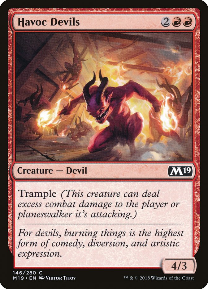 Havoc Devils [Core Set 2019] | Boutique FDB TCG