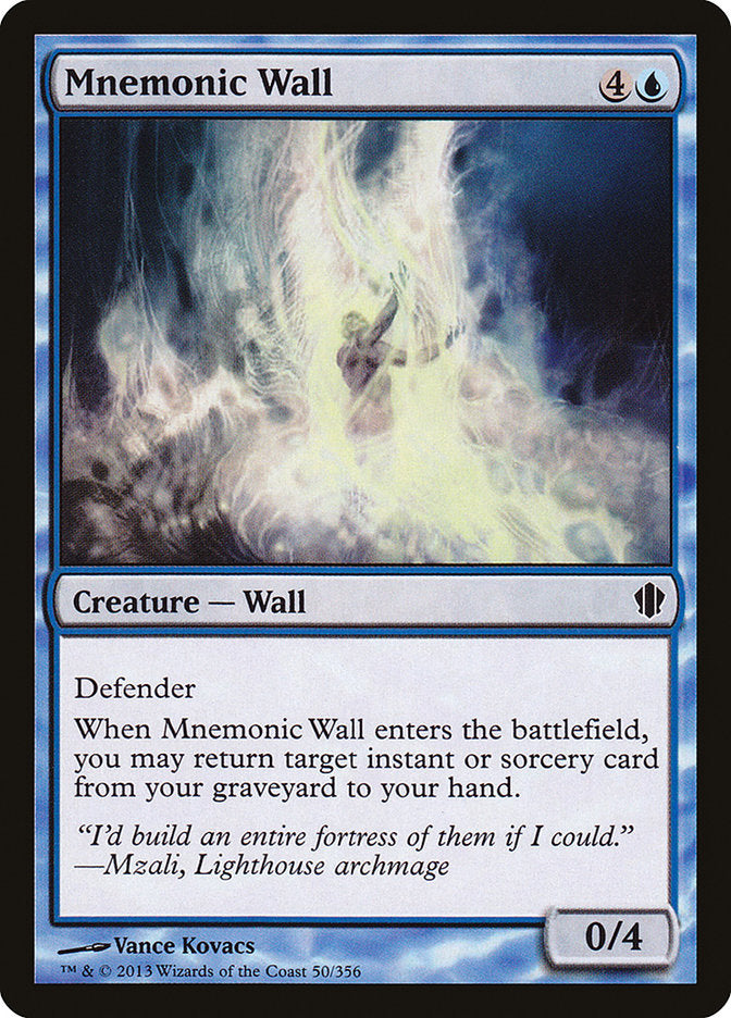 Mnemonic Wall [Commander 2013] | Boutique FDB TCG