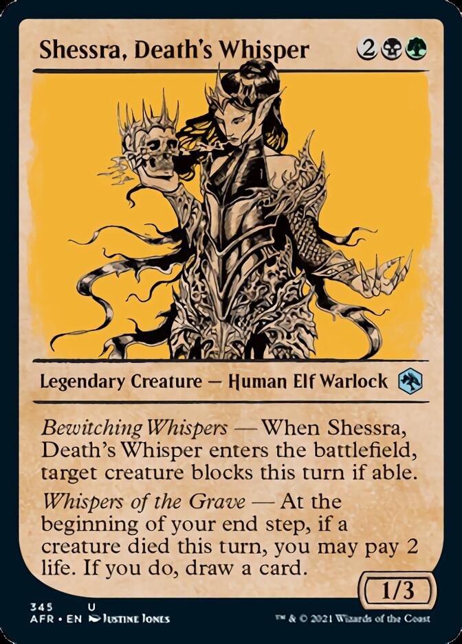 Shessra, Death's Whisper (Showcase) [Dungeons & Dragons: Adventures in the Forgotten Realms] | Boutique FDB TCG