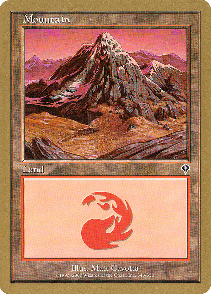 Mountain (jt343a) (Jan Tomcani) (INV) [World Championship Decks 2001] | Boutique FDB TCG