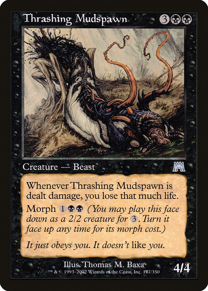 Thrashing Mudspawn [Onslaught] | Boutique FDB TCG