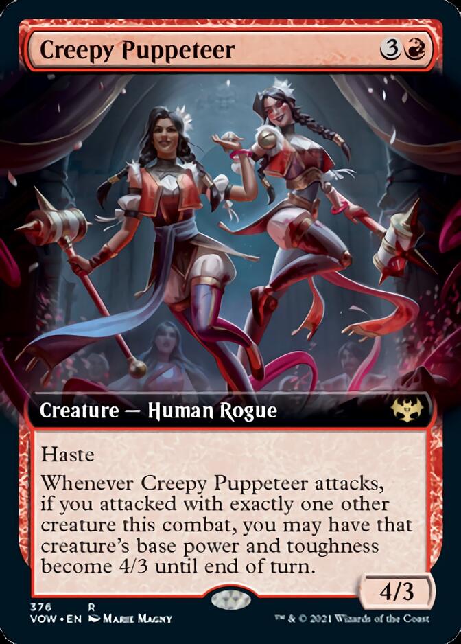 Creepy Puppeteer (Extended Art) [Innistrad: Crimson Vow] | Boutique FDB TCG
