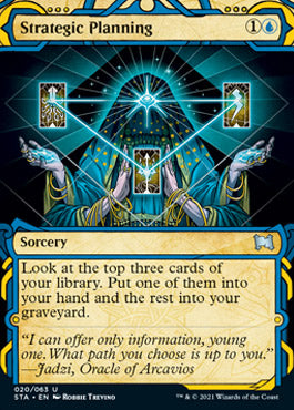 Strategic Planning (Foil Etched) [Strixhaven: School of Mages Mystical Archive] | Boutique FDB TCG