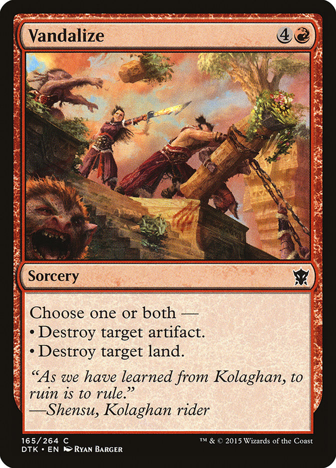 Vandalize [Dragons of Tarkir] | Boutique FDB TCG