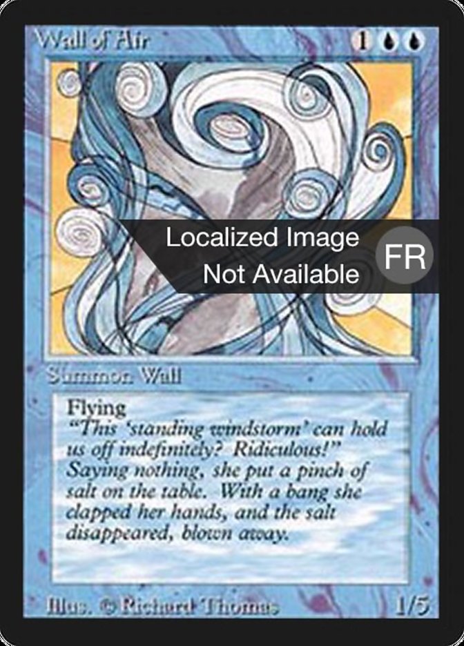 Wall of Air [Foreign Black Border] | Boutique FDB TCG