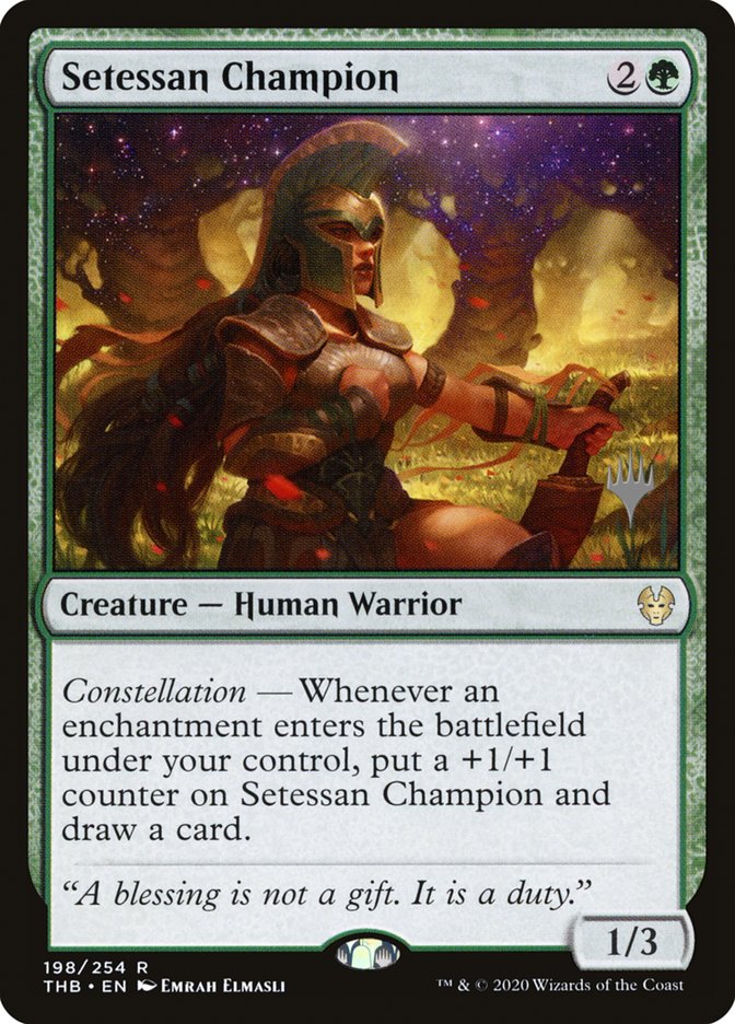 Setessan Champion (Promo Pack) [Theros Beyond Death Promos] | Boutique FDB TCG