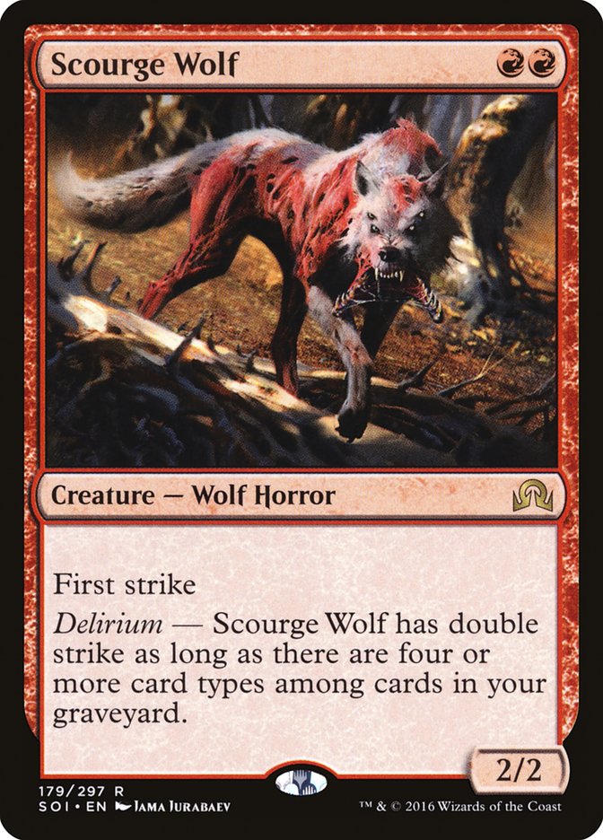 Scourge Wolf [Shadows over Innistrad] | Boutique FDB TCG