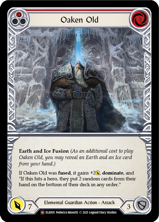 Oaken Old [U-ELE005] (Tales of Aria Unlimited)  Unlimited Normal | Boutique FDB TCG