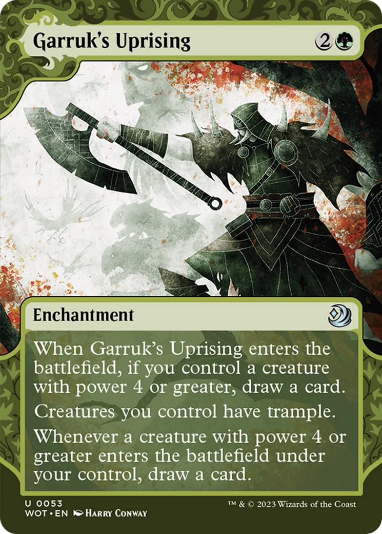 Garruk's Uprising [Wilds of Eldraine: Enchanting Tales] | Boutique FDB TCG