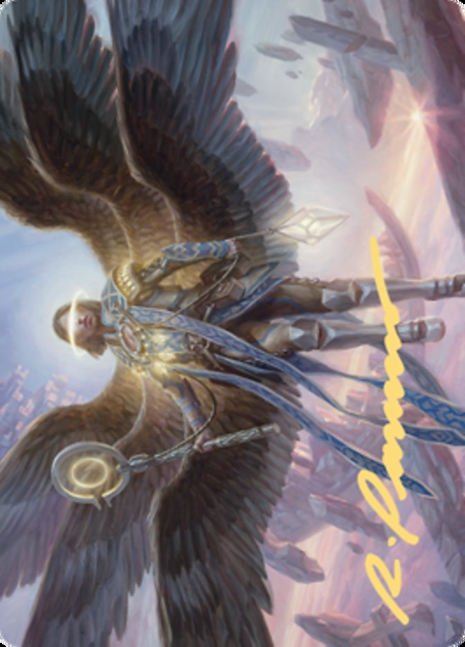 Angel of Destiny Art Card (Gold-Stamped Signature) [Zendikar Rising Art Series] | Boutique FDB TCG