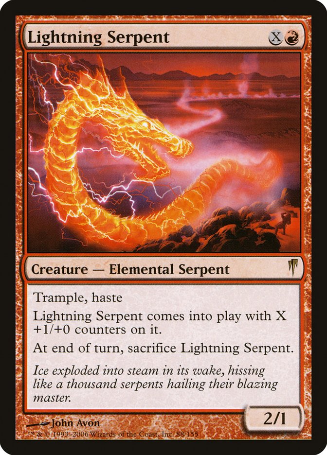 Lightning Serpent [Coldsnap] | Boutique FDB TCG