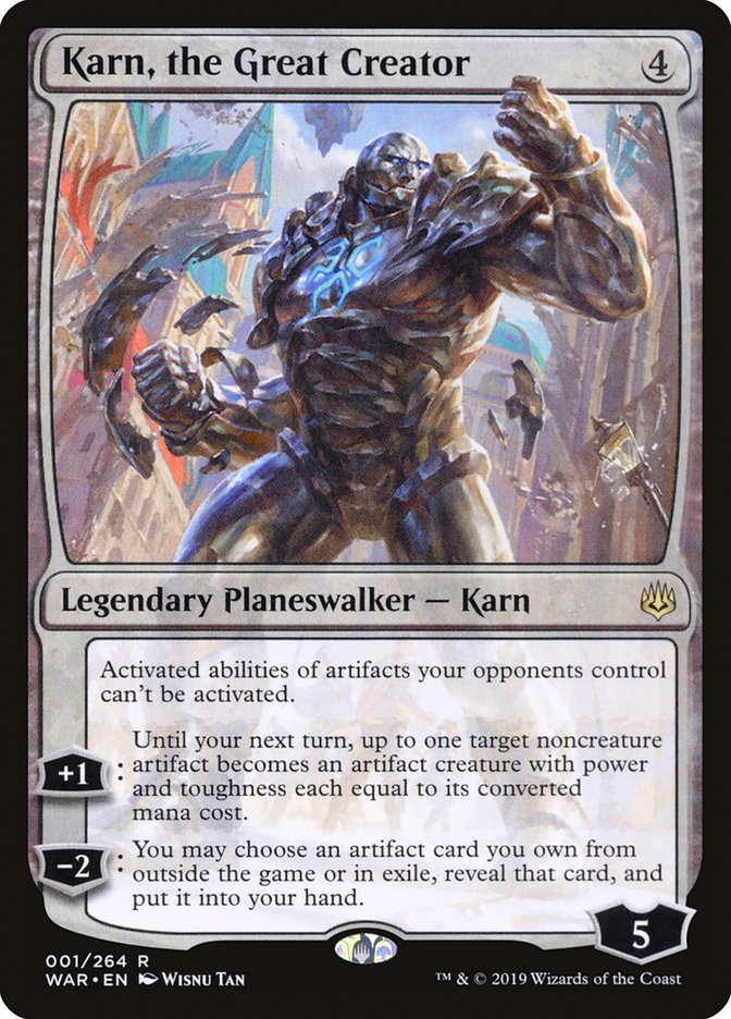 Karn, the Great Creator [War of the Spark] | Boutique FDB TCG