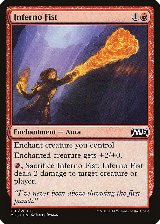 Inferno Fist [Magic 2015] | Boutique FDB TCG