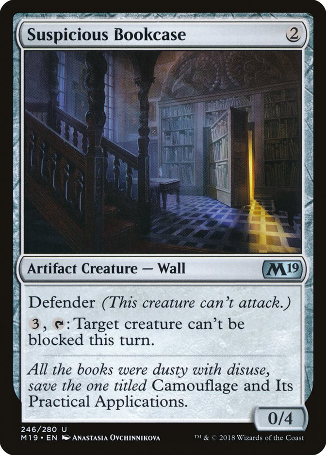 Suspicious Bookcase [Core Set 2019] | Boutique FDB TCG