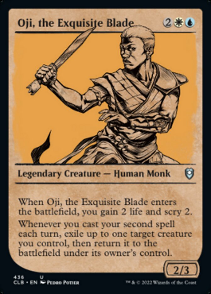 Oji, the Exquisite Blade (Showcase) [Commander Legends: Battle for Baldur's Gate] | Boutique FDB TCG