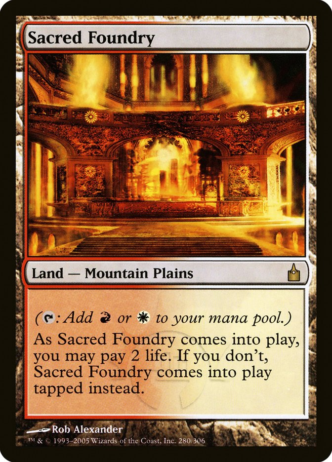 Sacred Foundry [Ravnica: City of Guilds] | Boutique FDB TCG