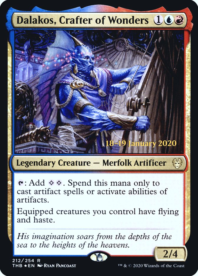 Dalakos, Crafter of Wonders [Theros Beyond Death Prerelease Promos] | Boutique FDB TCG