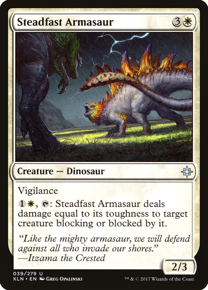 Steadfast Armasaur [Ixalan] | Boutique FDB TCG