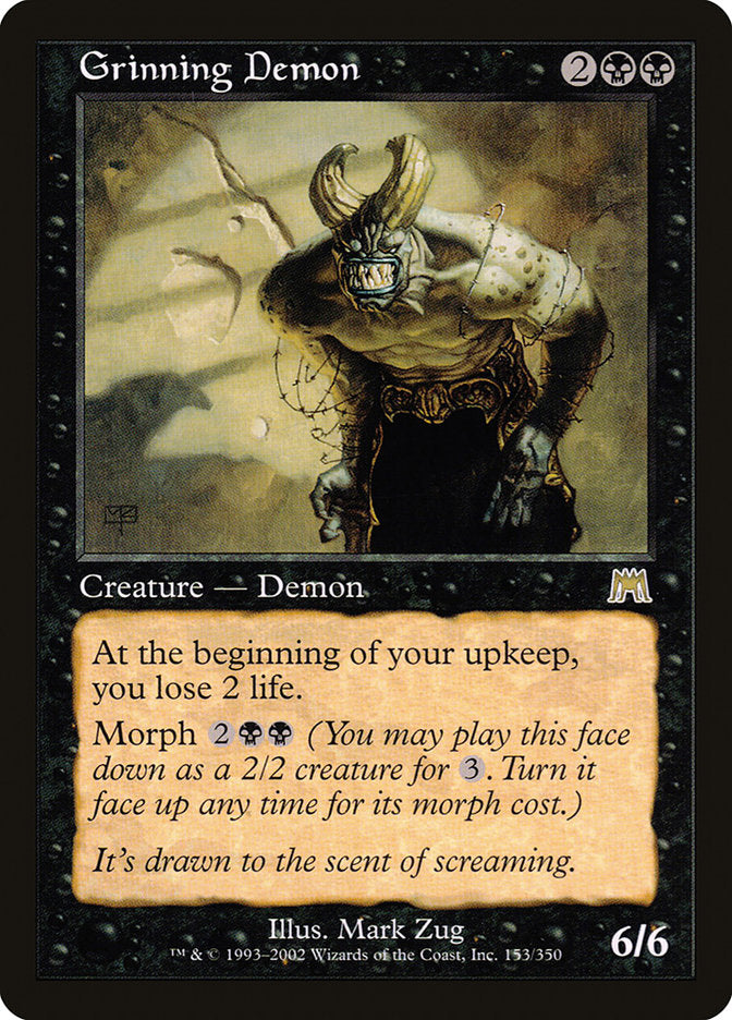 Grinning Demon [Onslaught] | Boutique FDB TCG