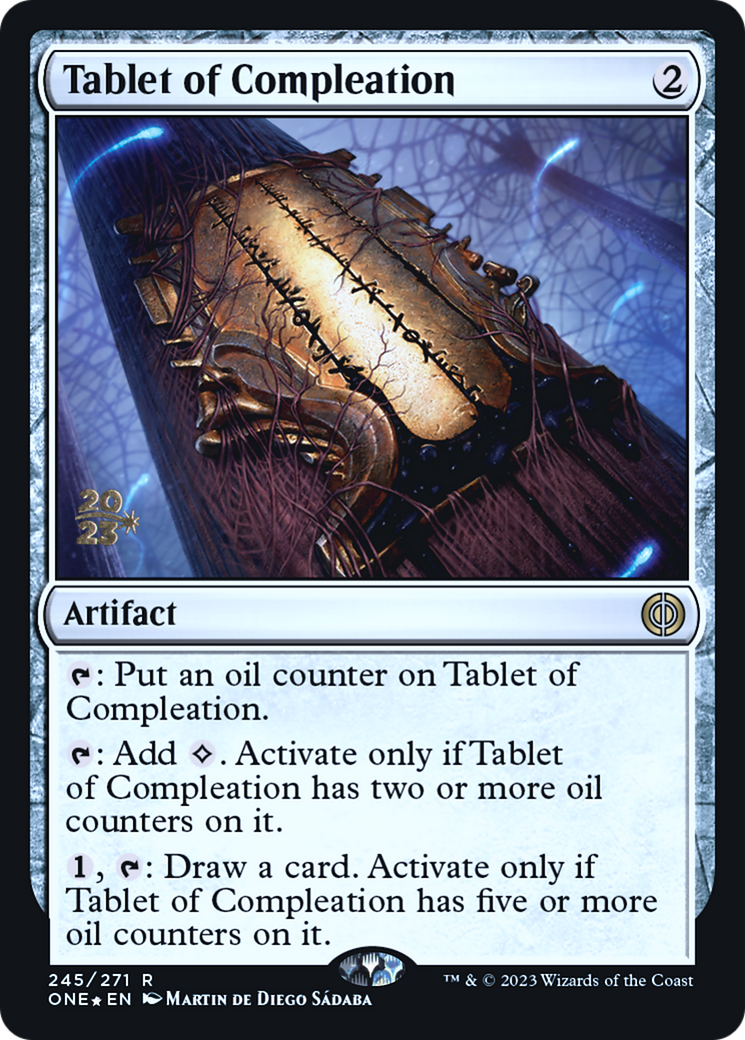 Tablet of Compleation [Phyrexia: All Will Be One Prerelease Promos] | Boutique FDB TCG