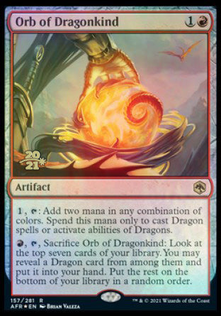 Orb of Dragonkind [Dungeons & Dragons: Adventures in the Forgotten Realms Prerelease Promos] | Boutique FDB TCG