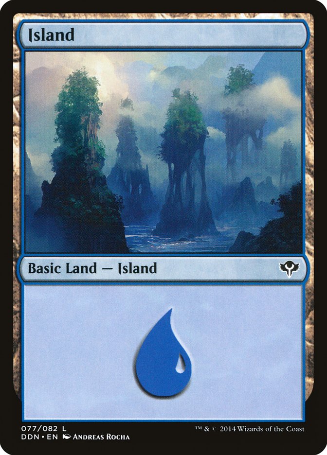 Island (77) [Duel Decks: Speed vs. Cunning] | Boutique FDB TCG
