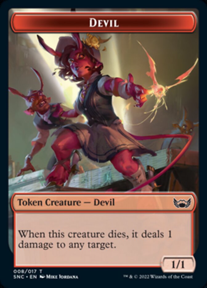 Devil Token [Streets of New Capenna Tokens] | Boutique FDB TCG