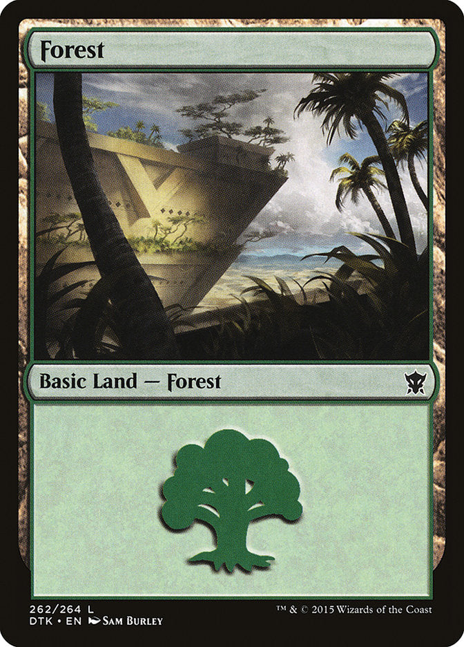 Forest (262) [Dragons of Tarkir] | Boutique FDB TCG